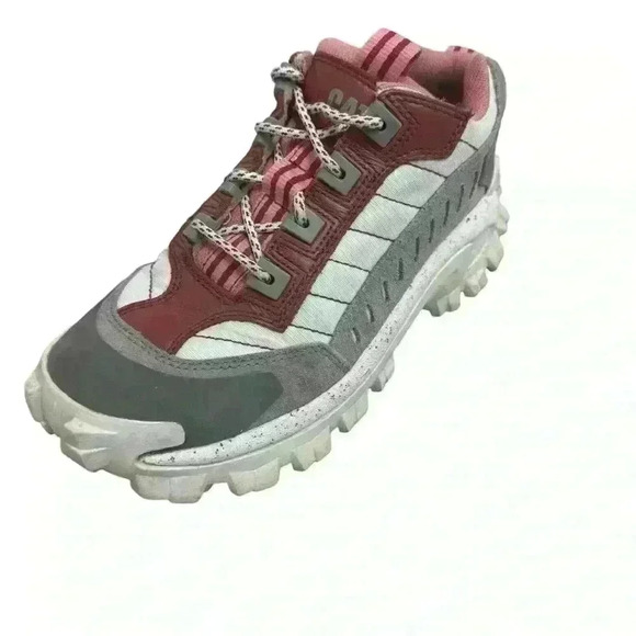 Caterpillar Intruder Chunky Steel toes Sneakers In Pink And Gray EU 40 Pre loved - Picture 5 of 14